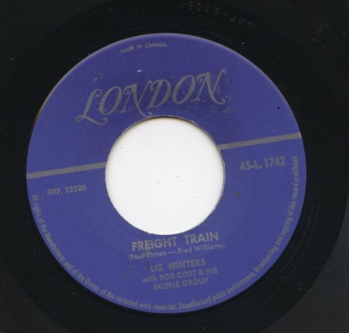 Liz Winters, The Bob Cort Skiffle - Freight Train / Roll Jen Jenkins (7", Single) (Very Good (VG))