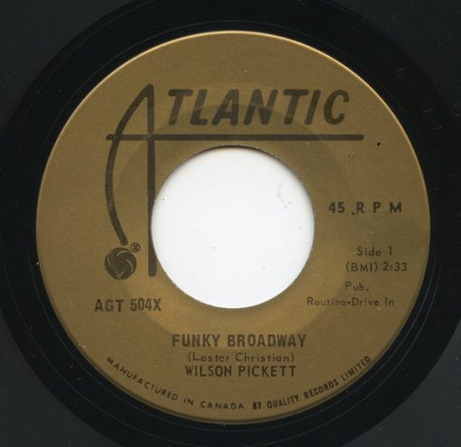 Wilson Pickett - Funky Broadway / I'm Sorry About That (7", Single) (Very Good Plus (VG+))