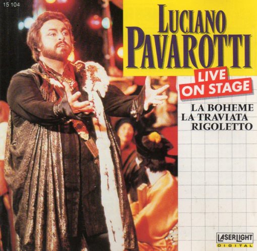 Luciano Pavarotti - Live On Stage (CD, Comp) (Near Mint (NM or M-))