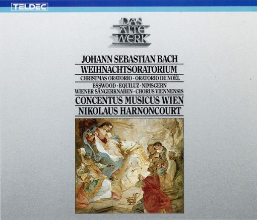 Johann Sebastian Bach, Paul Esswood, Kurt Equiluz, Siegmund Nimsgern, Die Wiener Sängerknaben, Chorus Viennensis, Concentus Musicus Wien, Nikolaus Harnoncourt - Weihnachtsoratorium = Christmas Oratorio = Oratorio De Noel (3xCD, Album + Box) (Near Mint (NM or M-))