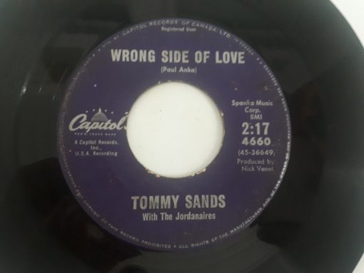 Tommy Sands - Jimmy's Song / Wrong Side Of Love (7", Single) (Near Mint (NM or M-))