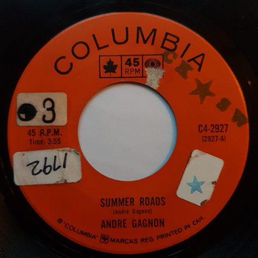 André Gagnon - Summer Roads / My Love My Life (7", Single) (Near Mint (NM or M-))