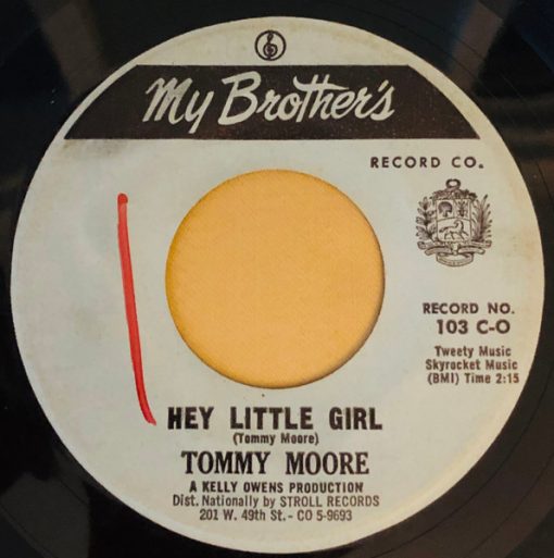 Tommy Moore (11) - Hey Little Girl (7") (Very Good Plus (VG+))