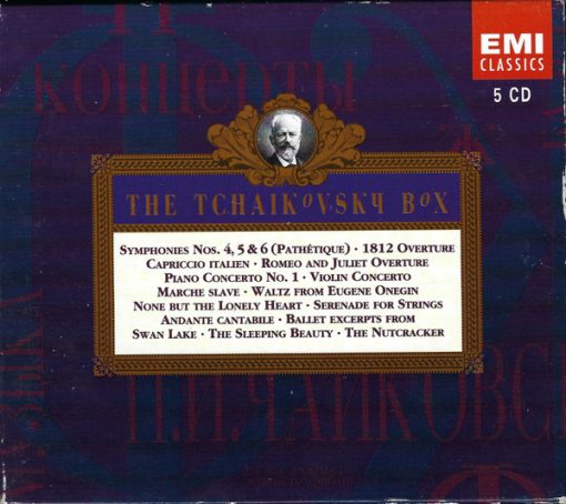 Pyotr Ilyich Tchaikovsky - The Tchaikovsky Box (5xCD, Album, Comp, RM, Box) (Near Mint (NM or M-))