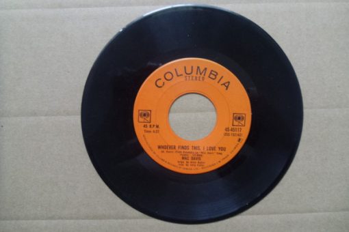 Mac Davis - Whoever Finds This, I Love You (7") (Near Mint (NM or M-))