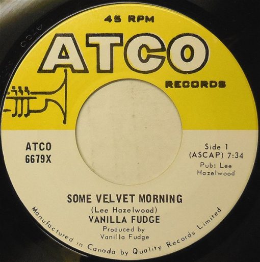 Vanilla Fudge - Some Velvet Morning (7", Single, RE) (Near Mint (NM or M-))