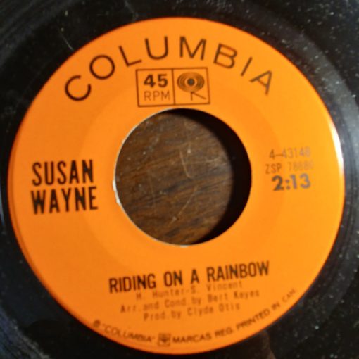 Susan Wayne - Riding On A Rainbow (7", Single) (Very Good Plus (VG+))