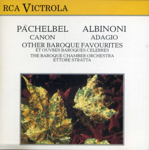 Johann Pachelbel, Tomaso Albinoni, The Baroque Chamber Orchestra, Ettore Stratta - Canon, Adagio And Other Baroque Favourites (CD, Album, RE) (Near Mint (NM or M-))