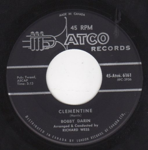 Bobby Darin - Clementine / Tall Story (7", Single) (Near Mint (NM or M-))