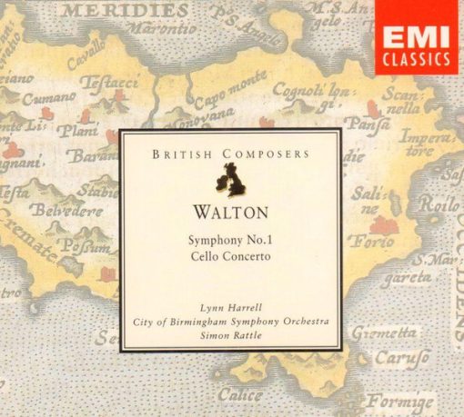 Sir William Walton / Lynn Harrell • City Of Birmingham Symphony Orchestra • Sir Simon Rattle - Symphony No.1 • Cello Concerto (CD, Album) (Near Mint (NM or M-))