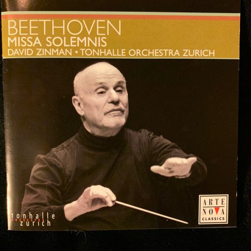 Ludwig van Beethoven - Tonhalle-Orchester Zürich, David Zinman, Schweizer Kammerchor, Fritz Näf, Luba Orgonasova, Anna Larsson (2), Rainer Trost, Franz-Josef Selig - Missa Solemnis (CD, Album, RE) (Near Mint (NM or M-))