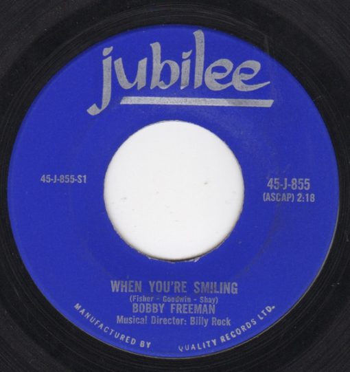 Bobby Freeman - When You're Smiling (7", Single) (Very Good Plus (VG+))