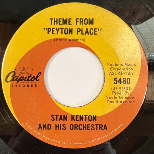 Stan Kenton And His Orchestra - Theme From "Peyton Place" (7") (Very Good Plus (VG+))