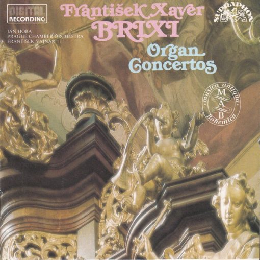 František Xaver Brixi - Jan Hora, Prague Chamber Orchestra, František Vajnar - Organ Concertos (CD, Album, RE) (Near Mint (NM or M-))