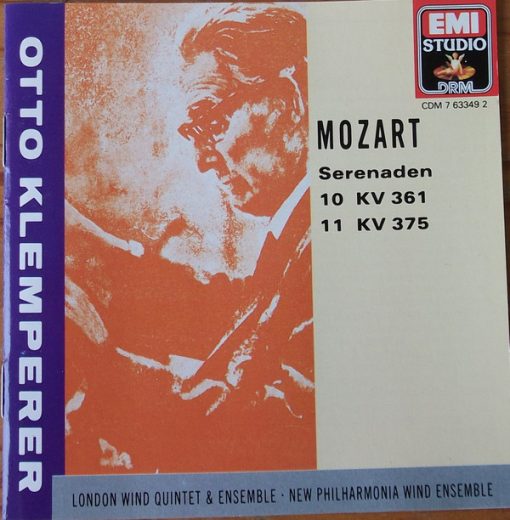 The London Wind Quintet & The New London Wind Ensemble, The New Philharmonia Wind Ensemble Conducted By Otto Klemperer - Wolfgang Amadeus Mozart - Serenaden 10 KV 361, 11 KV 375 (CD, Comp) (Near Mint (NM or M-))