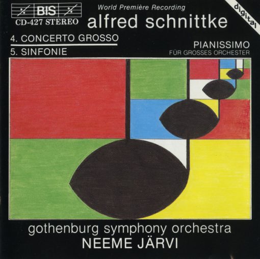 Alfred Schnittke, Göteborgs Symfoniker, Neeme Järvi - 4. Concerto Grosso - 5. Sinfonie; Pianissimo (CD) (Near Mint (NM or M-))