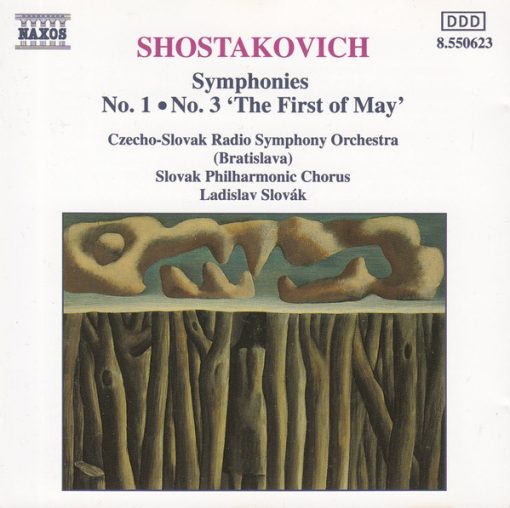 Dmitri Shostakovich - Slovak Philharmonic Chorus, Slovak Radio Symphony Orchestra, Ladislav Slovák - Symphonies No. 1 • No. 3 'The First Of May' (CD, Album, RE) (Near Mint (NM or M-))