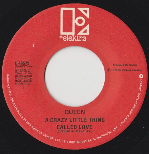 Queen - A Crazy Little Thing Called Love (7", Single) (Near Mint (NM or M-))