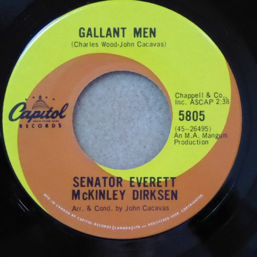 Everett Dirksen - Gallant Men (7", Single) (Near Mint (NM or M-))