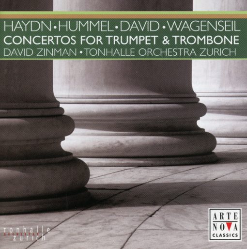 Joseph Haydn, Johann Nepomuk Hummel, Ferdinand David, Georg Christoph Wagenseil, David Zinman, Tonhalle-Orchester Zürich - Concertos For Trumpet & Trombone (CD, Album, Comp, RE) (Near Mint (NM or M-))