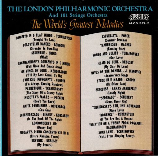 London Philharmonic Orchestra And 101 Strings - The World's Greatest Melodies (CD) (Near Mint (NM or M-))