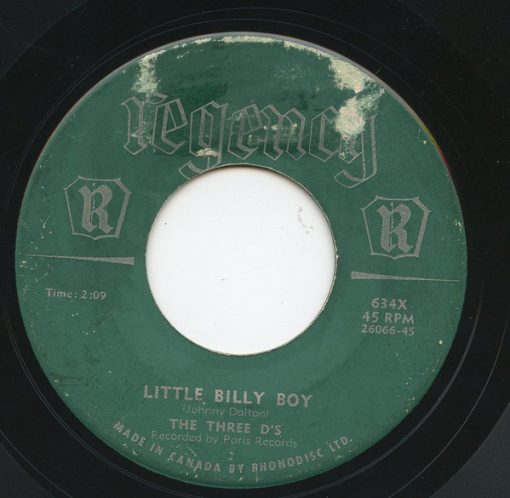 The Three D's - Little Billy Boy (7", Single) (Very Good Plus (VG+))