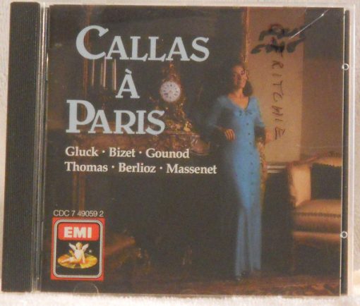 Maria Callas, Christoph Willibald Gluck, Georges Bizet, Charles Gounod, Ambroise Thomas, Hector Berlioz, Jules Massenet - Callas À Paris (CD, Comp, RM) (Near Mint (NM or M-))