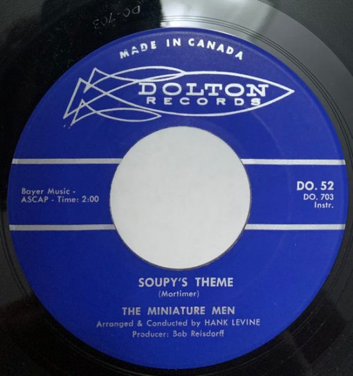 The Miniature Men - Soupy's Theme (7") (Very Good Plus (VG+))