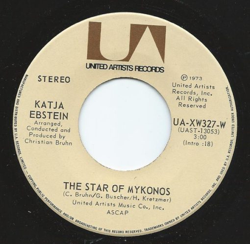 Katja Ebstein - The Star Of Mykonos / Without Love (7", Single) (Near Mint (NM or M-))