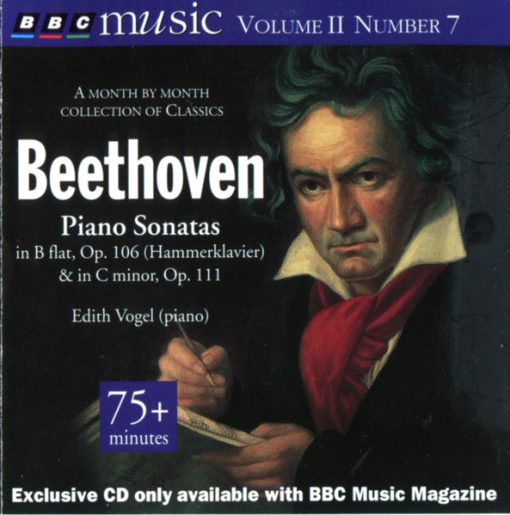 Ludwig van Beethoven, Edith Vogel - Beethoven Piano Sonatas In B Flat, Op 106 (HammerKlavier) And In C Minor, Op. 111 (CD) (Near Mint (NM or M-))