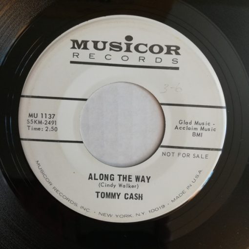 Tommy Cash - Along The Way / Freedom Of Livin' (7", Promo) (Very Good (VG))