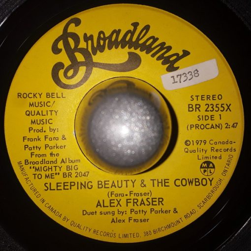 Alex Fraser (3) - Sleeping Beauty & The Cowboy (7") (Very Good Plus (VG+))