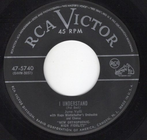 June Valli - I Understand (7") (Near Mint (NM or M-))