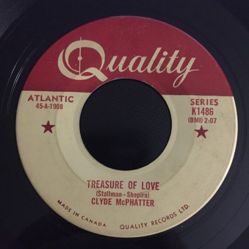 Clyde McPhatter - Treasure Of Love / When You're Sincere (7", Single) (Near Mint (NM or M-))