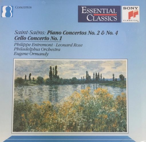 Camille Saint-Saëns • Philippe Entremont • Leonard Rose • The Philadelphia Orchestra • Eugene Ormandy - Piano Concertos Nos. 2 & 4 / Cello Concerto No. 1 (CD, Comp) (Near Mint (NM or M-))