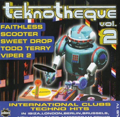 Various - Teknotheque Vol 2 - International Clubs Techno Hits (CD, Comp) (Mint (M))