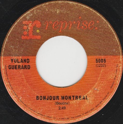 Yoland Guérard - Bonjour Montréal / Maintenant (7", Single) (Near Mint (NM or M-))