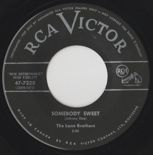 The Lane Brothers - Somebody Sweet (7") (Near Mint (NM or M-))