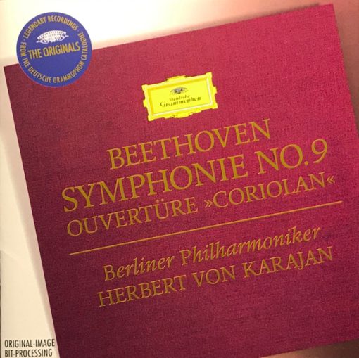 Ludwig van Beethoven, Berliner Philharmoniker, Herbert von Karajan - Symphonie No.9 / Ouvertüre »Coriolan« (CD, Comp, RE, RM) (Near Mint (NM or M-))