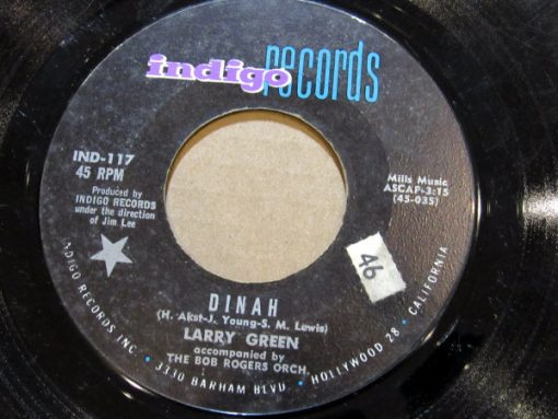 Larry Green (17) - Dinah / The Greatest Story Ever Told (7") (Near Mint (NM or M-))