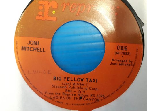 Joni Mitchell - Big Yellow Taxi (7") (Very Good Plus (VG+))