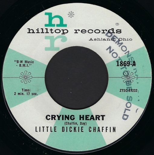 Little Dickie Chaffin - Crying Heart (7") (Near Mint (NM or M-))