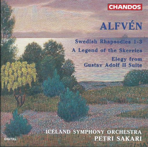 Hugo Alfvén, Petri Sakari, Iceland Symphony Orchestra - Swedish Rhapsodies 1-3 - A Legend Of The Skerries - Elegy From Gustav Adolf II Suite  (CD, Album) (Near Mint (NM or M-))