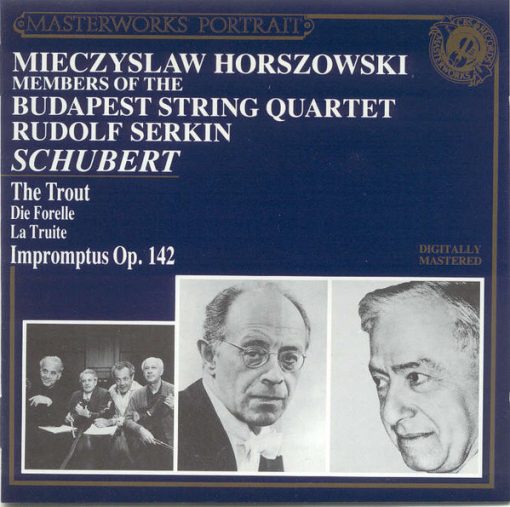 Rudolf Serkin, Mieczyslaw Horszowski, Budapest String Quartet, Julius Levine / Franz Schubert - The Trout & Impromptus Op.142 (CD, Comp) (Near Mint (NM or M-))