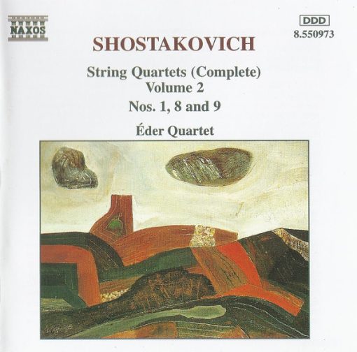 Dmitri Shostakovich, Éder Quartet - String Quartets (Complete) Volume 2 Nos. 1, 8 And 9 (CD, Album, RE) (Near Mint (NM or M-))