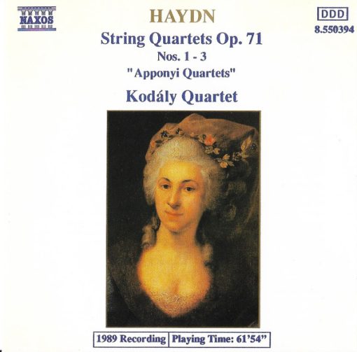 Joseph Haydn - Kodály Quartet - String Quartets Op. 71, Nos 1 - 3 "Apponyi Quartets" (CD, Album) (Near Mint (NM or M-))