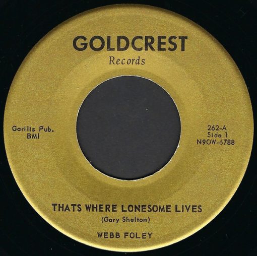 Webb Foley - That's Where Lonesome Lives / For Sale (7", Single) (Very Good Plus (VG+))