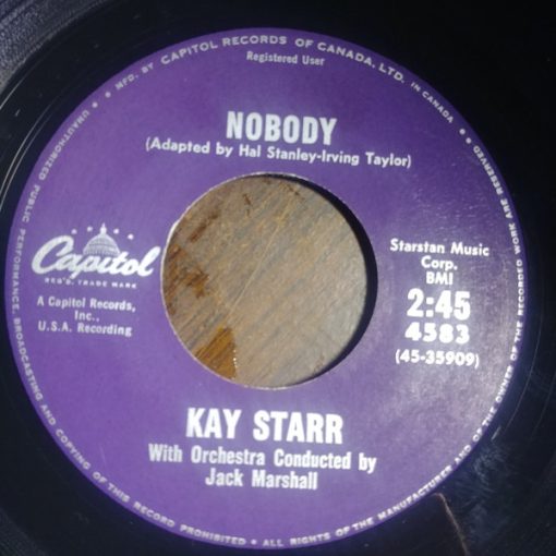 Kay Starr - I'll Never Be Free (7", Single) (Very Good Plus (VG+))