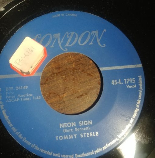 Tommy Steele And The Steelmen - Nairobi / Neon Sign (7", Single) (Very Good Plus (VG+))