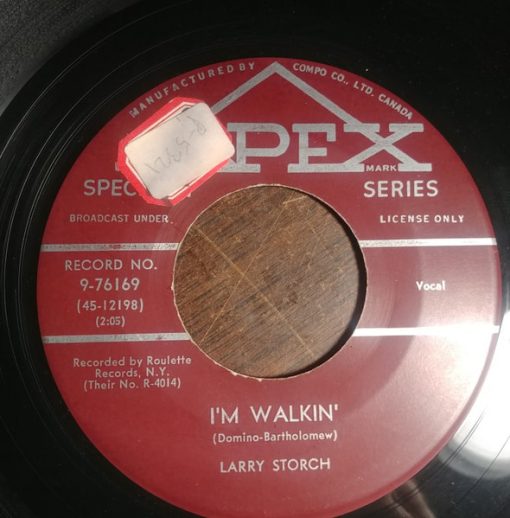 Larry Storch - I'm Walkin' / I'm Gonna Sit Right Down And Write Myself A Letter (7", Single) (Very Good Plus (VG+))